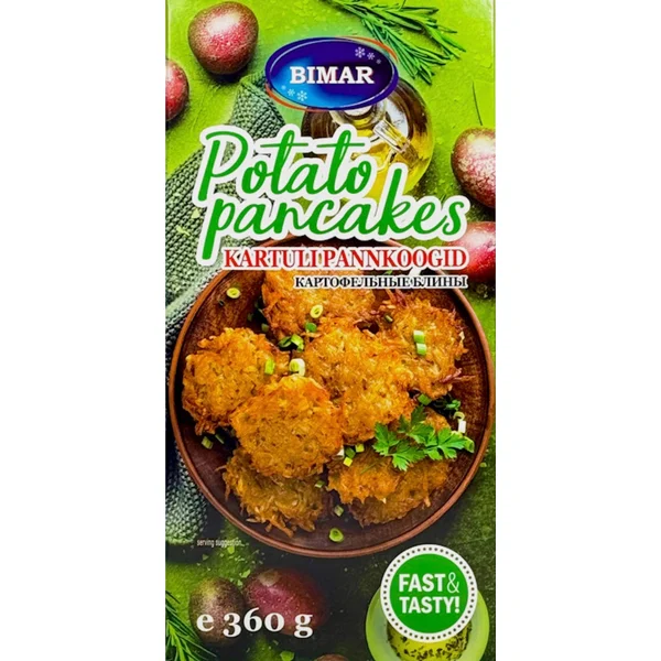 BIMAR Frozen-Fried Potato Pancakes, Estonia