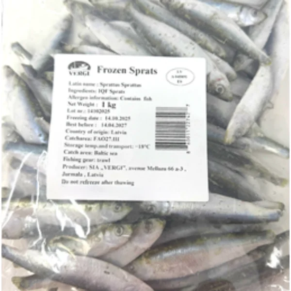 VERGI Frozen Whole Sprats